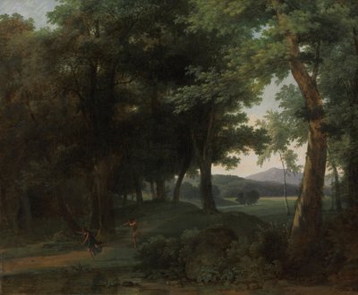 アポロとダフネのいる森、1810年。 作： Jean Victor Bertin