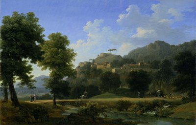 イタリアの風景 作： Jean Victor Bertin