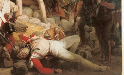 1830年7月28日、Hotel de Villeでの戦い、1833年（39427の詳細） 作： Jean Victor Schnetz