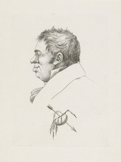 ジャンチェ・デ・ウィットの肖像 作： Jean Zacherie Mazel