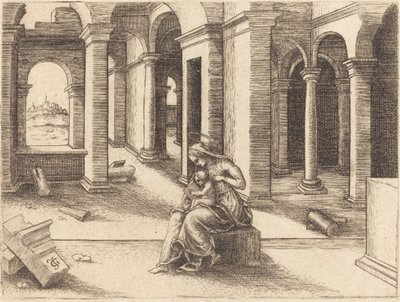 聖母子 作： Jean de Gourmont I