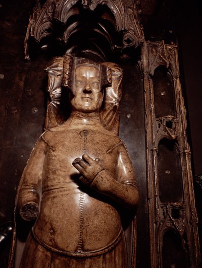 エノーのフィリッパの作品（アラバスター） 作： Jean de Liege