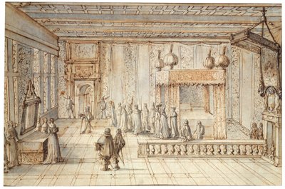 ヴェルサイユ宮殿のルイ14世の部屋」1654年 作： Jean le Pautre