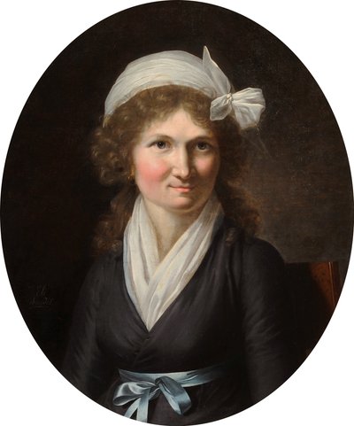 ディレクトワール時代の女性の肖像 作： Jeanne-Elisabeth Chaudet