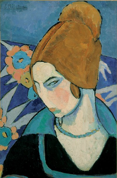 自画像 作： Jeanne Hébuterne