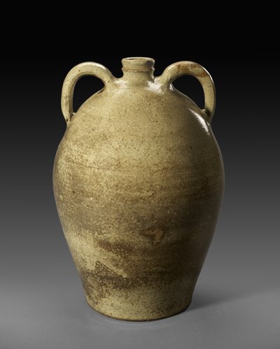 水差し、c。 1850年（アルカリ釉石器） 作： Jefferson S. Nash Pottery