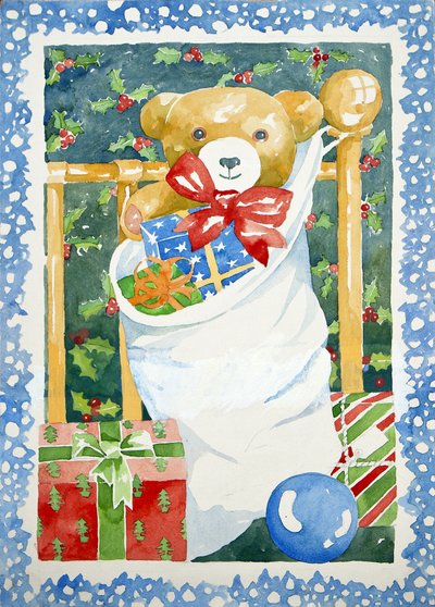 クリスマス・ストッキング、2011年（水彩） 作： Jennifer Abbott