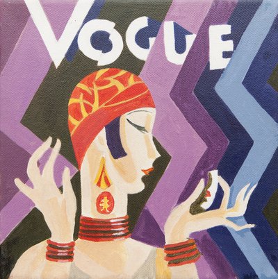 ヴォーグ表紙（アクリル） 作： Jennifer Abbott