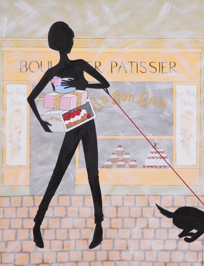 Boulangier Patissier、2009（キャンバスにアクリル） 作： Jenny Barnard
