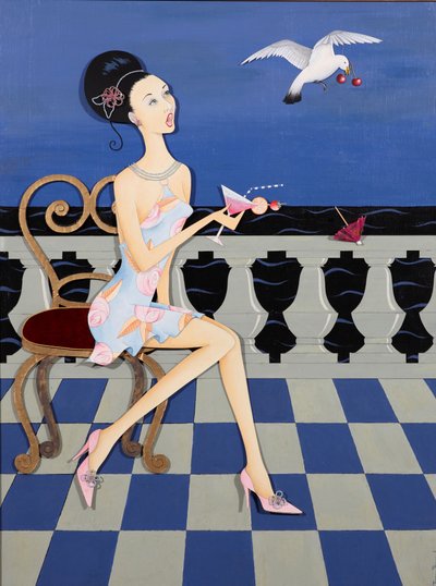 泥棒、2008（船内にアクリル） 作： Jenny Barnard