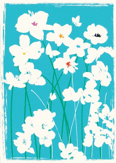 ターコイズの花 作： Jenny Frean