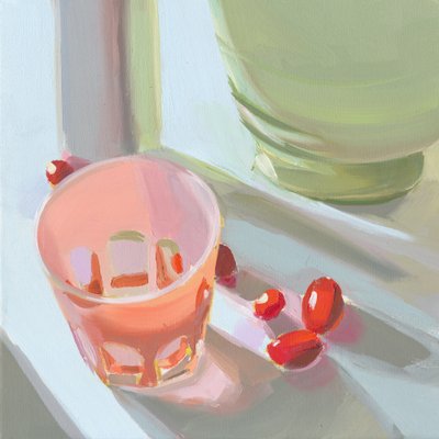 ピンクのガラス 作： Jenny Westenhofer