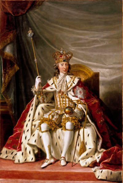 デンマークのクリスチャン7世の肖像、1789年。 作： Jens Juel