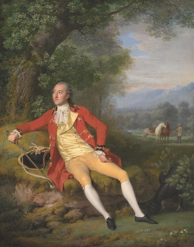 フランスとイギリスの宮廷への特使の肖像 作： Jens Juel
