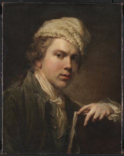 ポートフォリオ付き自画像 作： Jens Juel