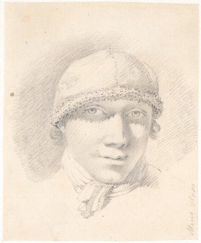 若い頃の自画像 作： Jens Juel