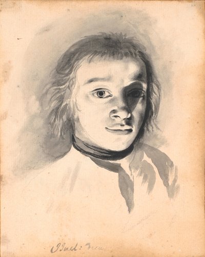 人工光による自画像 作： Jens Juel