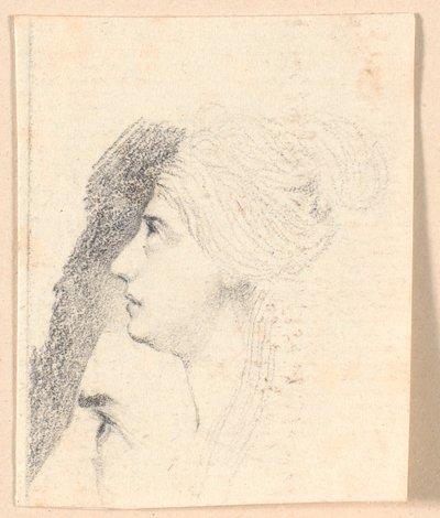 女優のMme Frydendahl、旧姓Møller。 左のプロフィール 作： Jens Juel
