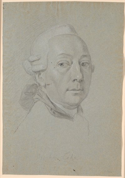 ポール・アブラハム・レーンの肖像画の習作 作： Jens Juel