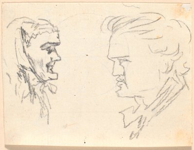 向かい合う 2 つのプロファイル 作： Jens Juel