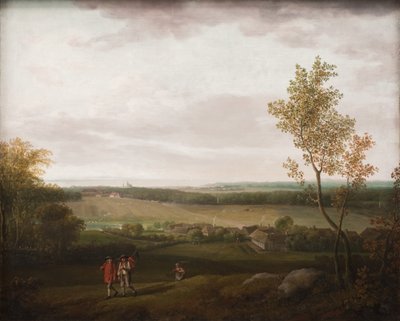 Jægerspris 近くの国のビュー 作： Jens Juel