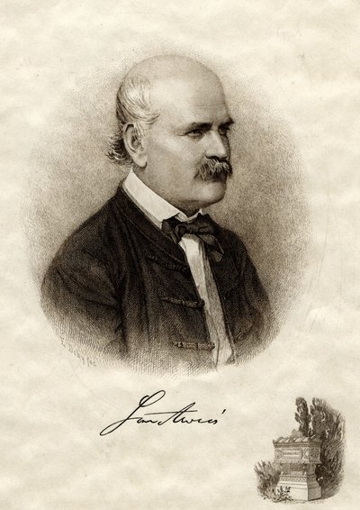Ignaz Philipp Semmelweis 1818-1865の肖像 作： Jenö Eugen Doby