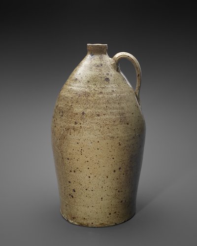 水差し、1866年～1900年頃（アルカリ釉のストーンウェア 作： Jeremiah S. (attr.to) Hogue