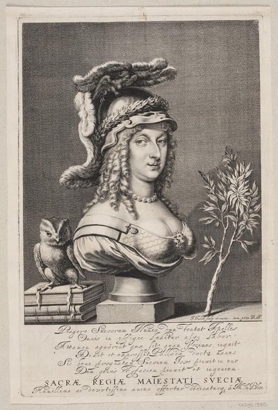 スウェーデンのクリスティーナ女王 作： Jeremias Falck