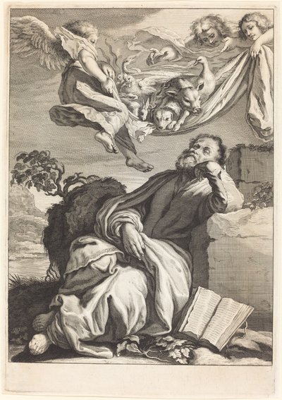 聖ペテロの夢 作： Jeremias Falck after Johann Liss