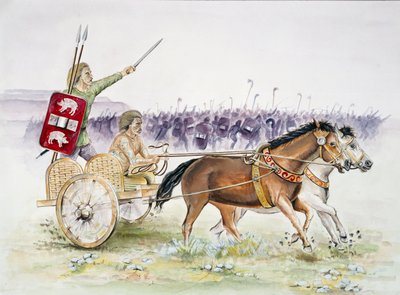ケルト戦車、鉄器時代、1990～2010年頃 作： Jeremy Richards