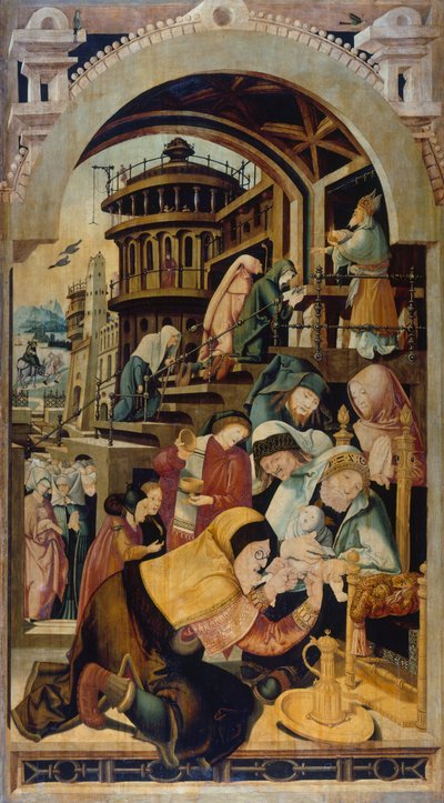 イエスの割礼、ヨルグ・ラッゲブ作（1480～1526年頃）、パネルに油彩 作： Jerg Ratgeb