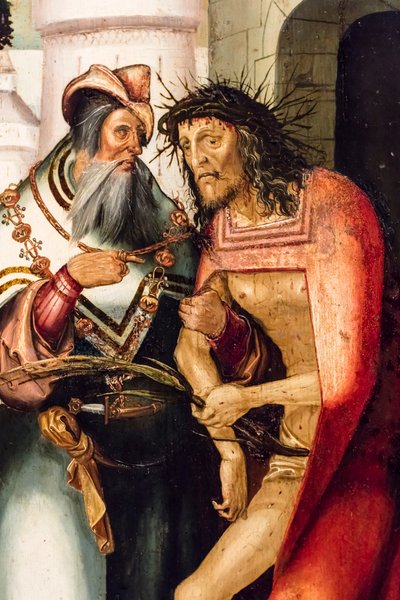 エッケ・ホモ、1515年頃（テンペラ、油彩、針葉樹材） 作： ジャーグ・ラトゲブ