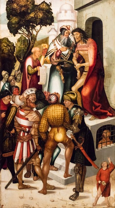 エッケ・ホモ、1515年頃（テンペラ、油彩、針葉樹材） 作： ジャーグ・ラトゲブ