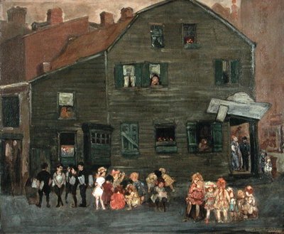The Old House, c.1910 （油彩・キャンバス 作： Jerome Myers