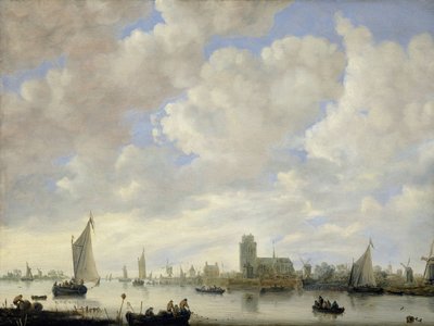 ドルドレヒト沖のメルヴェーデの眺め 作： Jeronymus van Diest (II) (attributed to)