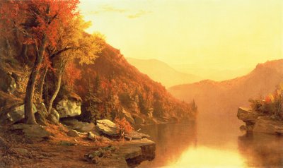 シャワナガンク山脈、秋、1863 作： Jervis McEntee