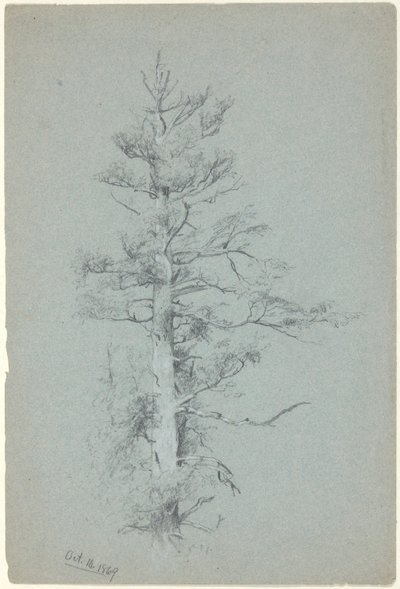 木の研究 作： Jervis McEntee