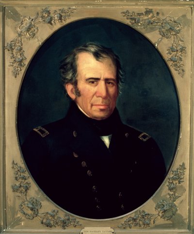 ザカリーテイラー将軍の肖像、1847年 作： Jesse Atwood