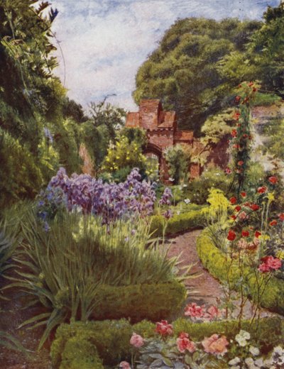 Fulham, Walled GardenとGroundの間のゲートウェイ（カラーリトグラフ 作： Jessie MacGregor