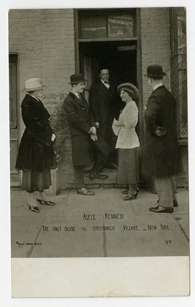アデル・ケネディ、グリニッチ・ビレッジの唯一のガイド、アメリカ・ニューヨーク州 作： Jessie Tarbox Beals