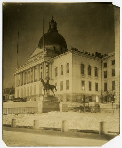 米国マサチューセッツ州ボストン、キャピトル、1902-10年頃（ゼラチンシルバー写真 作： Jessie Tarbox Beals