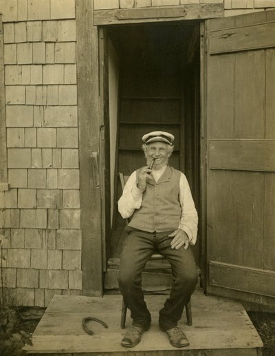 キャプテンビリーボーウェン、ナンタケット海キャプテン、c.1905-09 作： Jessie Tarbox Beals