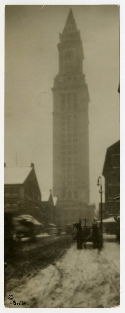 カスタムハウス、ボストン、アメリカ、1902-10年頃（ゼラチンシルバー写真 作： Jessie Tarbox Beals