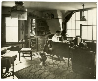 アーネスト・トンプソン・セトン、1918年頃（ゼラチンシルバー写真 作： Jessie Tarbox Beals