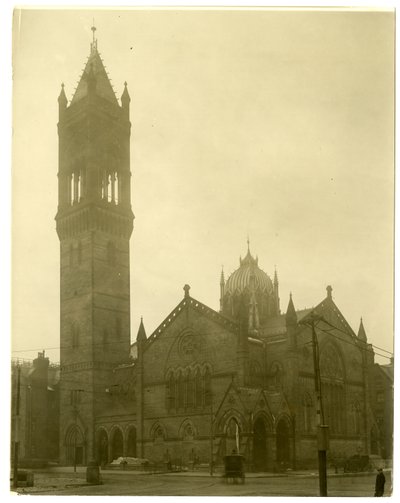 アメリカ、ボストン、オールド・サウス・チャーチ、1902-10年頃（ゼラチンシルバー写真 作： Jessie Tarbox Beals