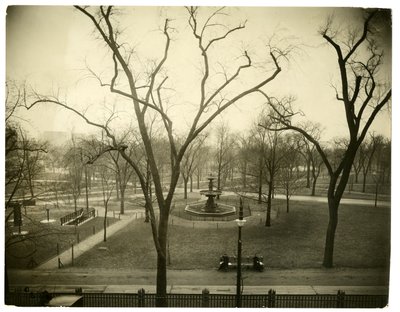 アメリカ、ボストン、ザ・コモン、1902-10年頃（ゼラチンシルバー写真 作： Jessie Tarbox Beals