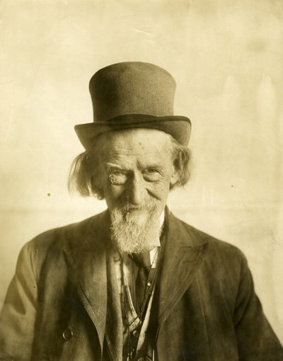 叔父シルバヌスコーン、モデル、c.1905-09 作： Jessie Tarbox Beals