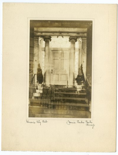 アメリカ、ボストン、ウーマンズシティクラブ、1902-10年頃（ゼラチンシルバー写真 作： Jessie Tarbox Beals