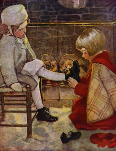 現代のシンデレラ (カラーリソ) 作： Jessie Willcox Smith