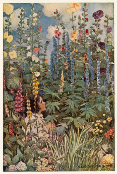 花（カラーリソ） 作： Jessie Willcox Smith